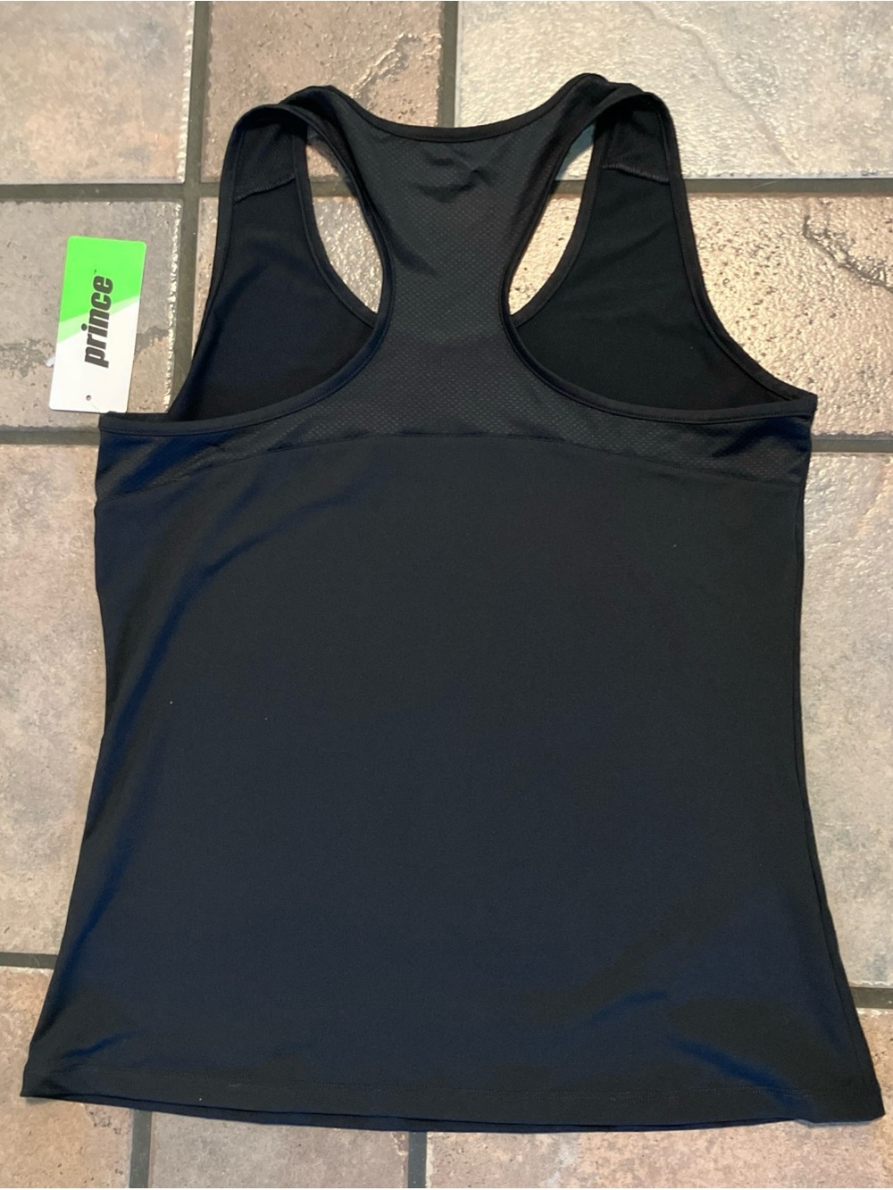 Prince Black Racerback Performance Tank Top - Picture 7 of 7